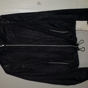 Light printed athletic jacket